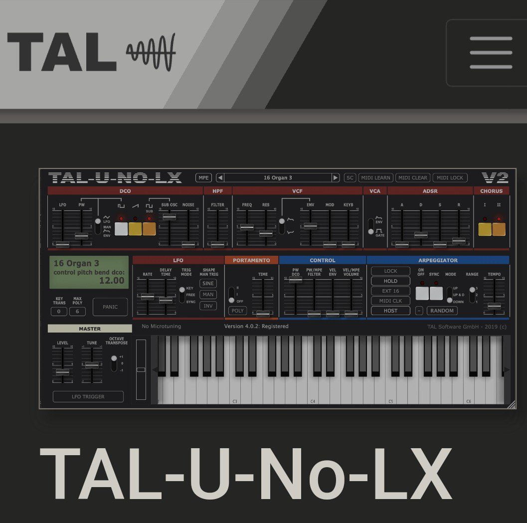 TAL Software TAL-U-No-LX Free Download