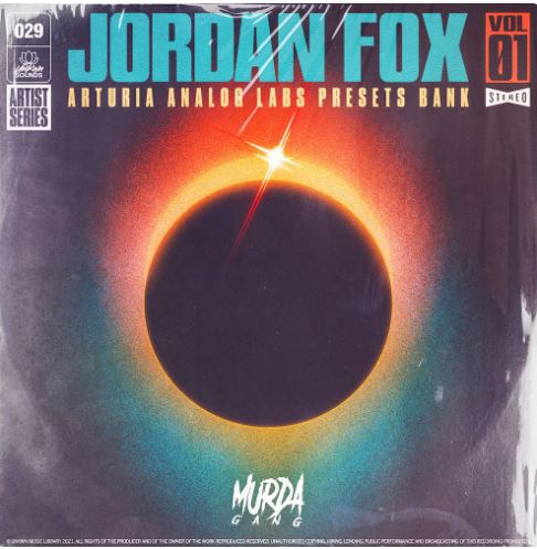 UNKWN Sounds – Jordan Fox Vol. 1 (Analog Lab Presets Bank)