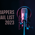 a rectangular banner for Rappers Email List 2023 e1684173065168
