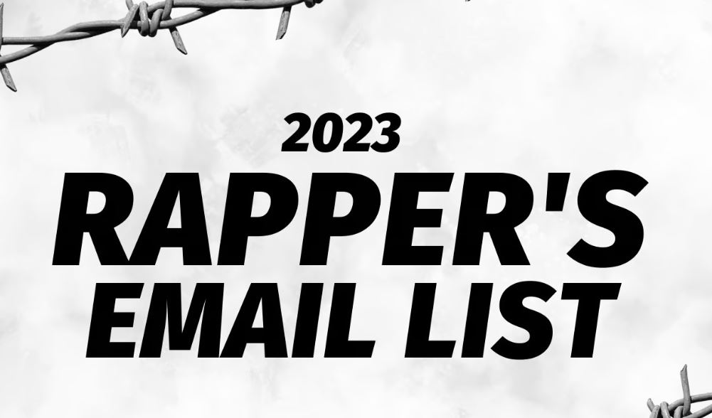 Rappers Email List 2023 
