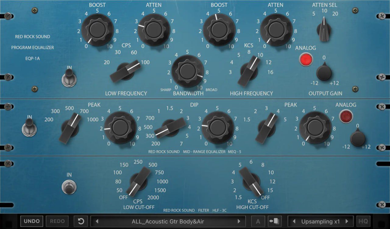 Red Rock Sound Passive EQ Collection Free Download