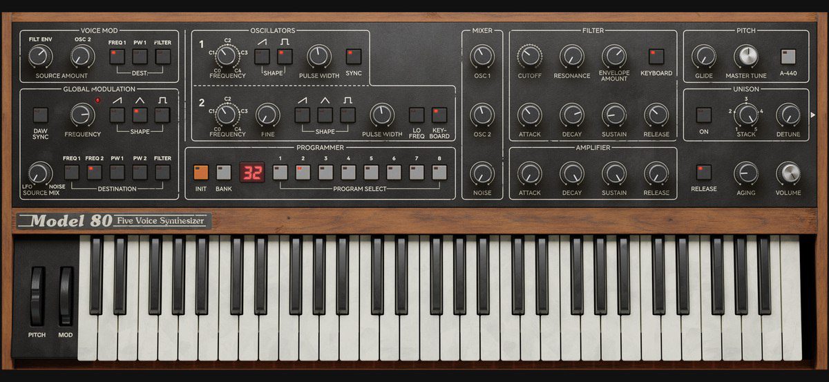  Model 80 Five Voice Synthesizer Free Download