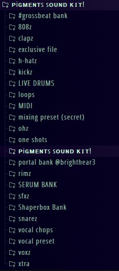 Pigments Sound Kit Free Download