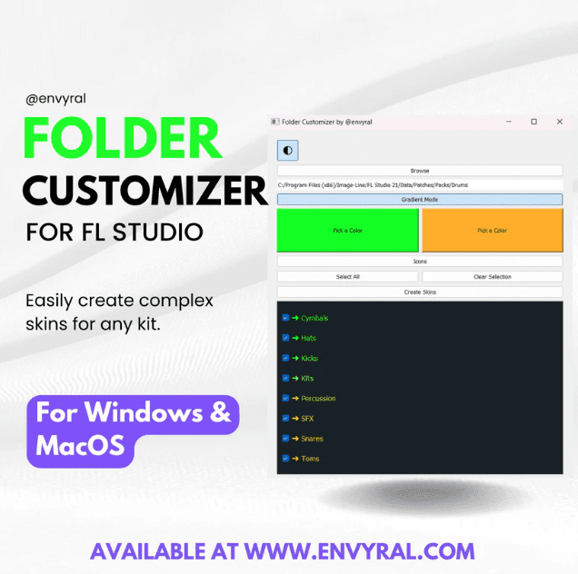 Envyral Folder Customizer