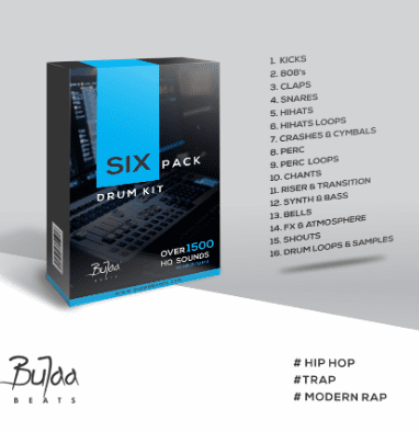 BuJaa Beats - SIX Pack Drum Kit