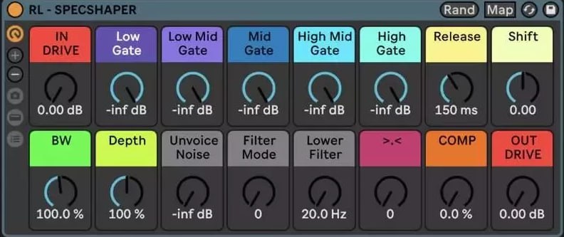 Resonant Language RL SPECSHAPER Ableton Rack