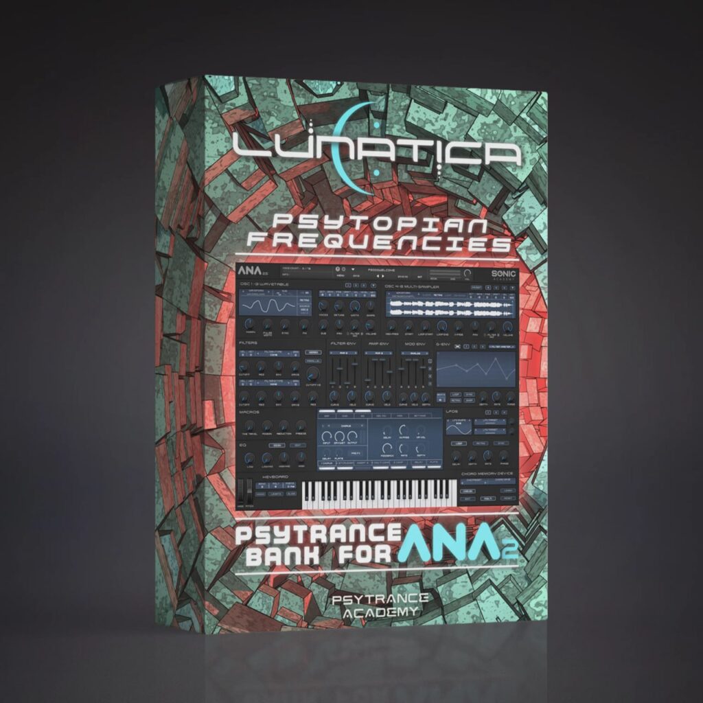 Psytrance Academy LUNATICA Psytopian Frequencies (Bank for ANA2) 