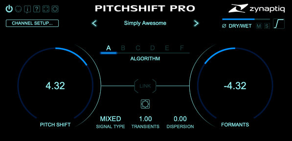 Zynaptiq PITCHSHIFT PRO Free Download WIN v1.0.0