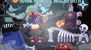 Spooky Scary Skelesynth by Zayne