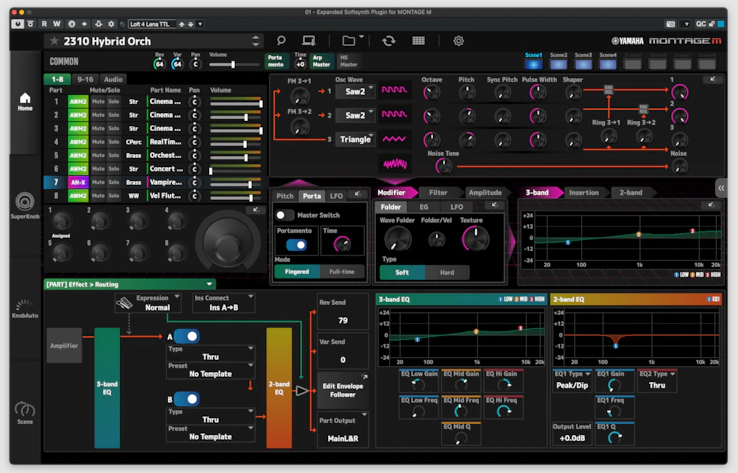Yamaha Expanded Softsynth Plugin for MONTAGE M v2.0